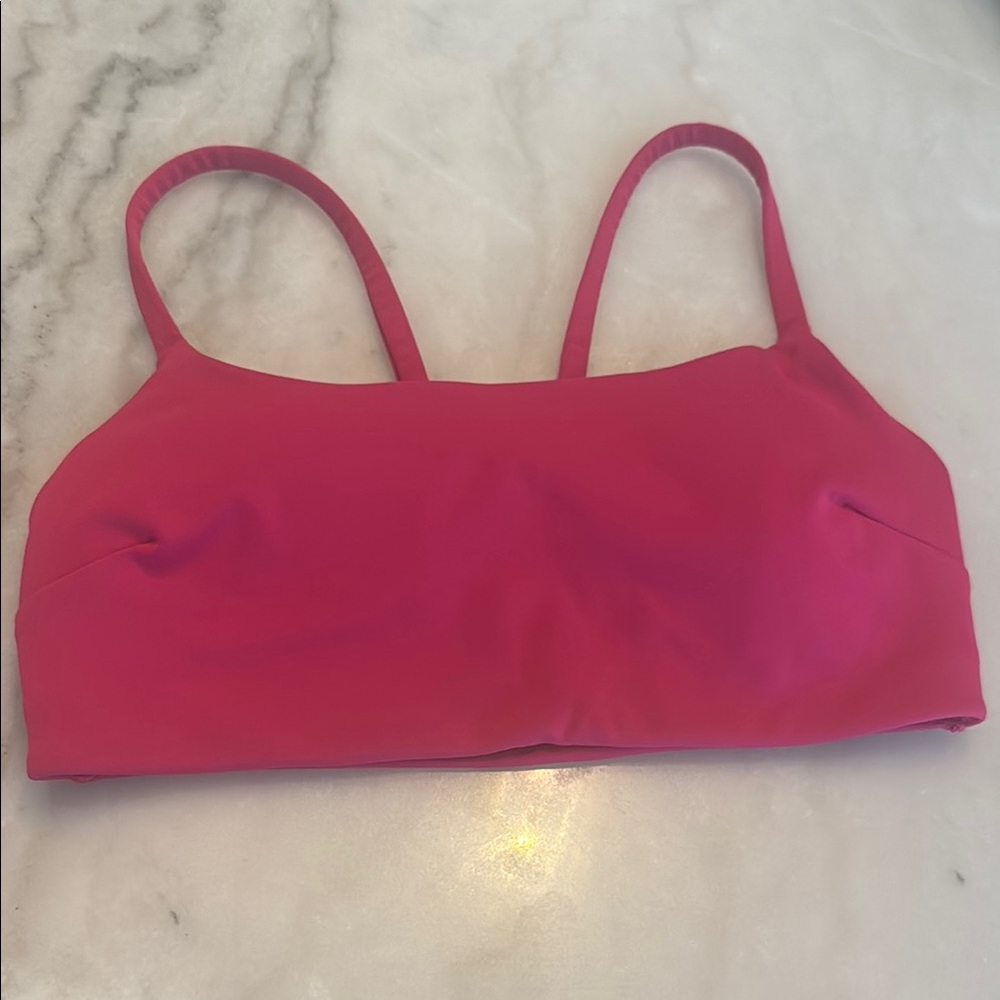 Lululemon Vibrant Pink Strappy Sports Bra 6